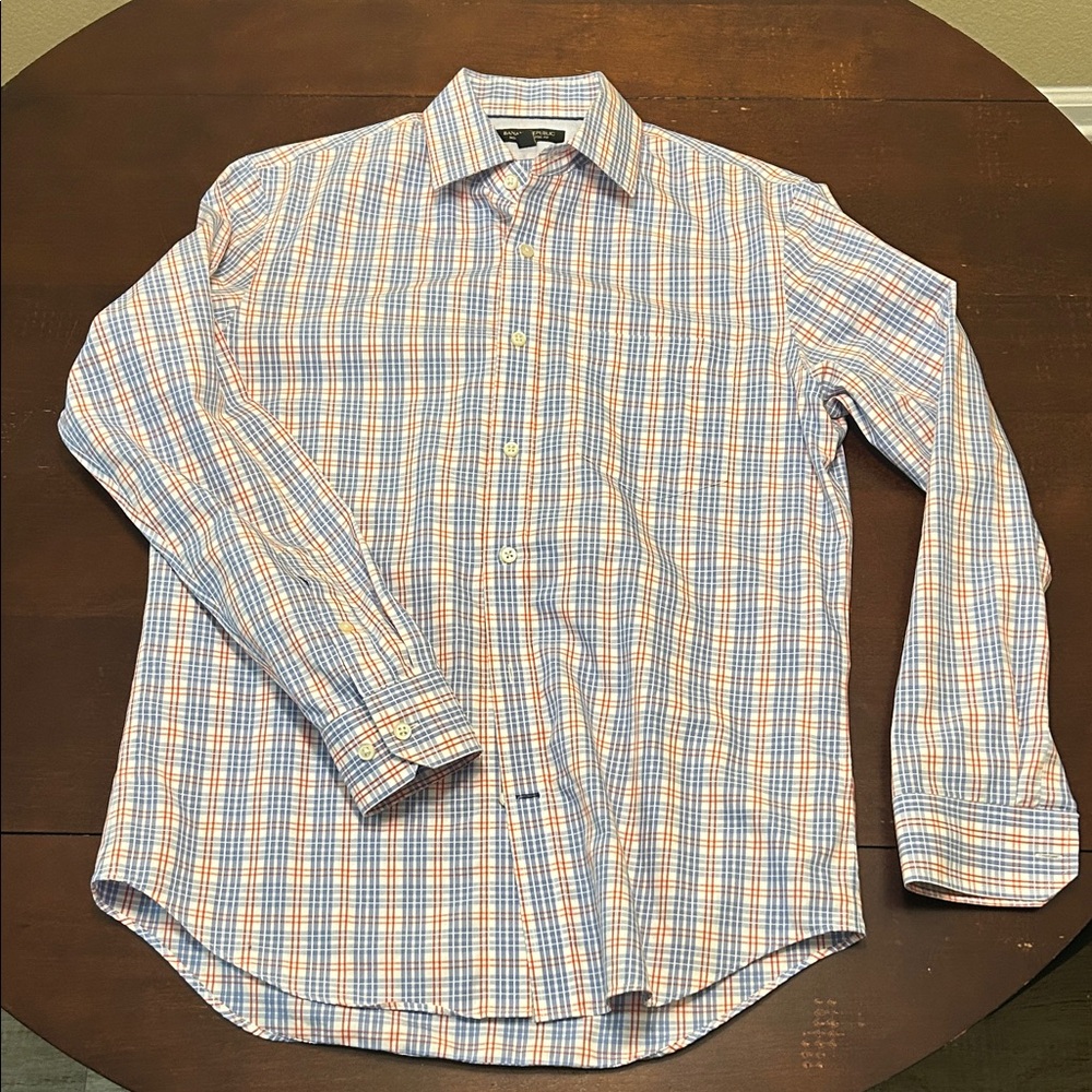 Banana Republic Multicolor Plaid Button Down Shirt
